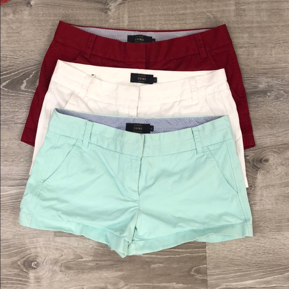 SOLD 🌟HP🌟 JCrew Chino Shorts (Set of 3, size 6)
